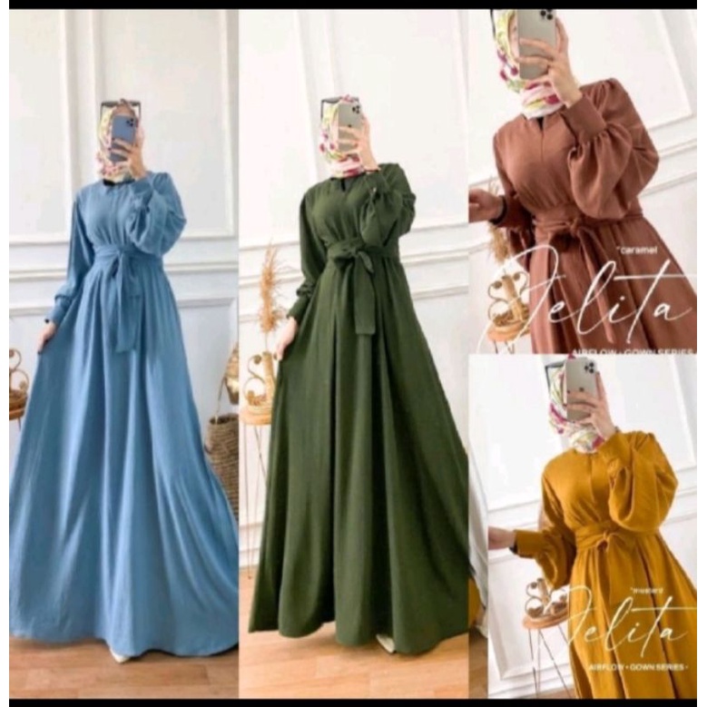JELITA MAXI/ gamis wanita kekinian