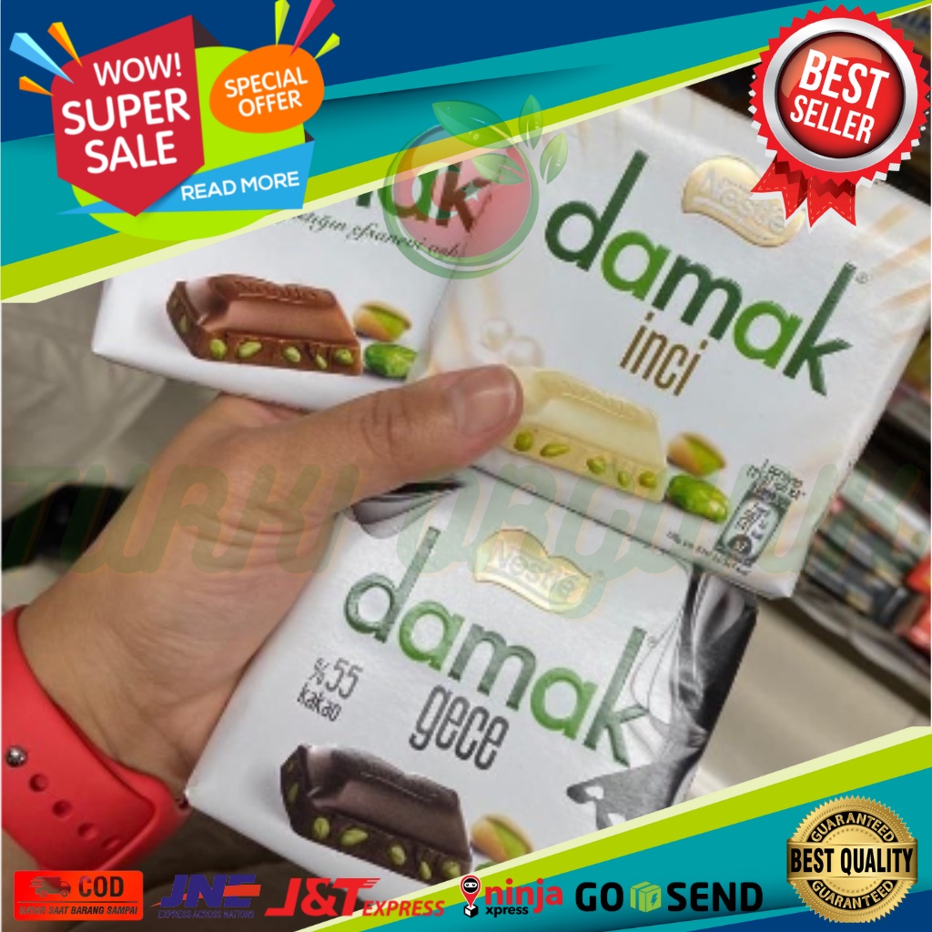 COKLAT DAMAK ASLI TURKEY CHOCHOLATE NETSLE PREMIUM TURKI COKELAT NIKMAT DAN ENAK