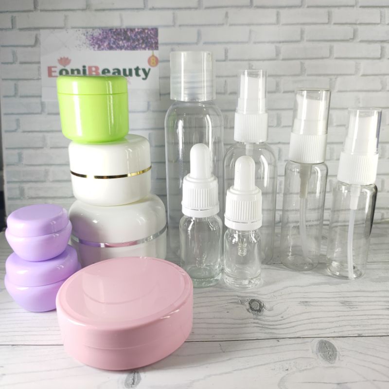 Botol Spray / Botol Pump / Botol tutup Ulir / Pot Jamur / Pot Cream