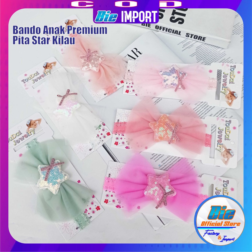 Bandana Pita Star Premium Limited Impor Best Seller