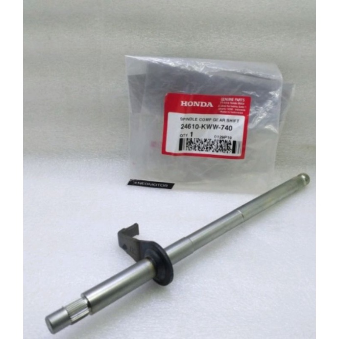 24610-KWW-740 HGP AHM 100% ORIGINAL AS PRESNELENG OPERAN GIGI SPINDLE GEAR SHIFT BLADE REVO 110 2011