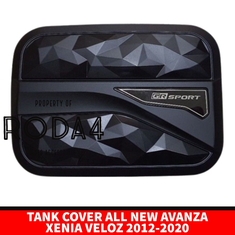 Tank Cover Mobil All New Avanza Xenia Veloz GR Sport Tutup Tanki Hitam