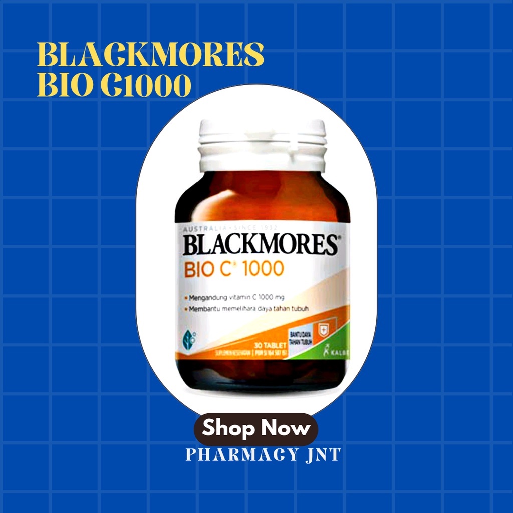 Blackmores Bio C 1000mg isi 30 Tablet / Vitamin C / Suplemen / Covid / Corona / Daya Tahan Tubuh