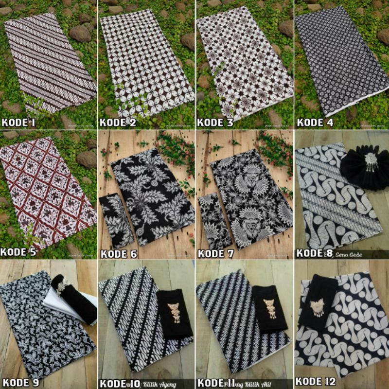Kain Batik Printing Modern Macam" Motif Jarik Batangan  Kain Meteran Bahan Baju Batik Pekalongan Ser