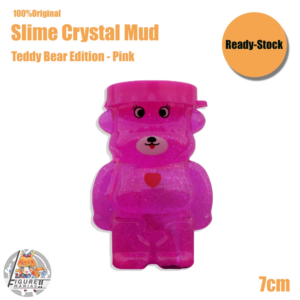 Mainan Anak - Slime TEDDY BEAR Edition Import Premium Slime Lucu Cute Slime Aman Crystal Mud Galaxy Mud