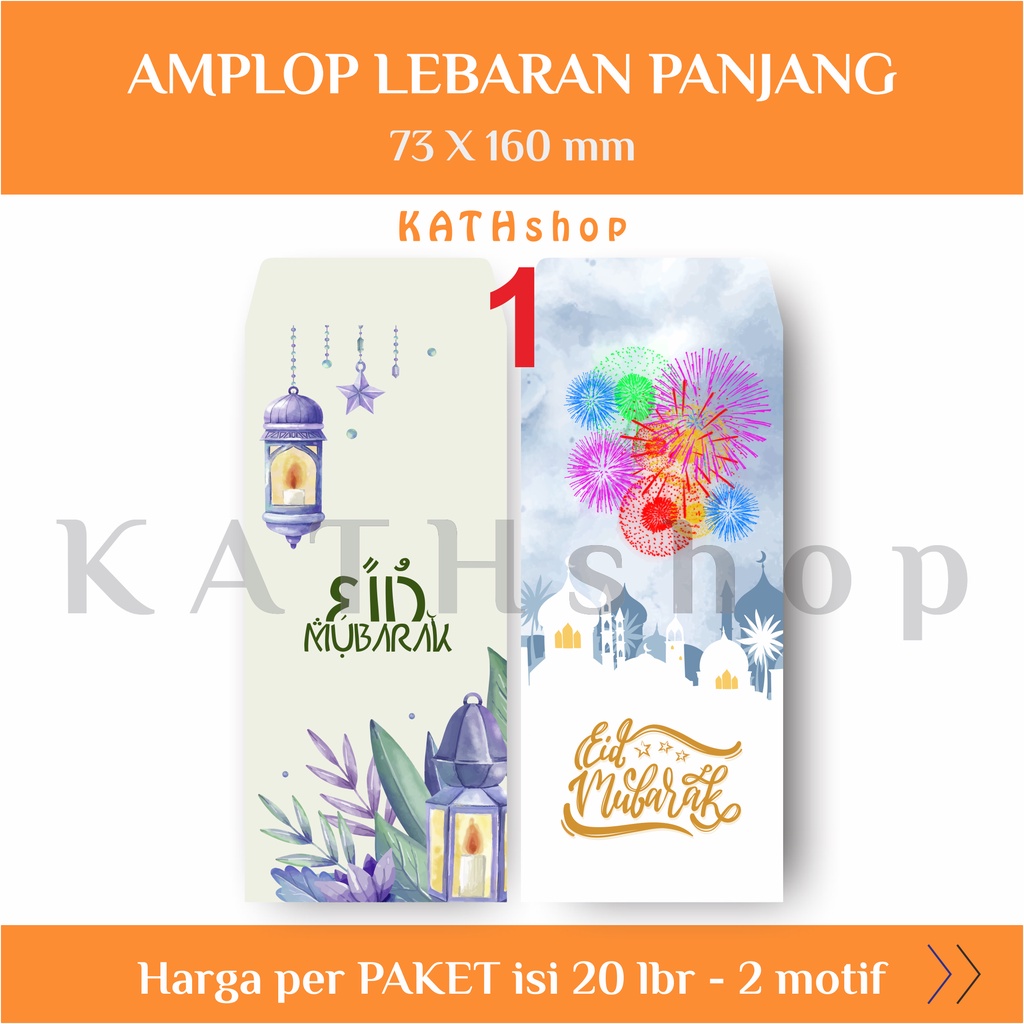 

Baru!! Amplop/Angpao TEBAL THR Lebaran Idul Fitri Panjang - MIX 2 Motif -