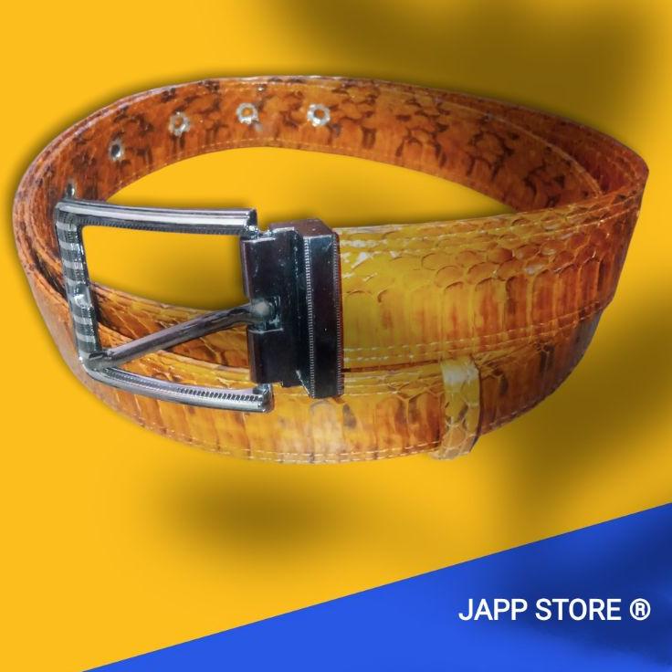 Super Surprise Sabuk Ikat Pinggang Kulit Ular Asli Kobra Original Termurah.