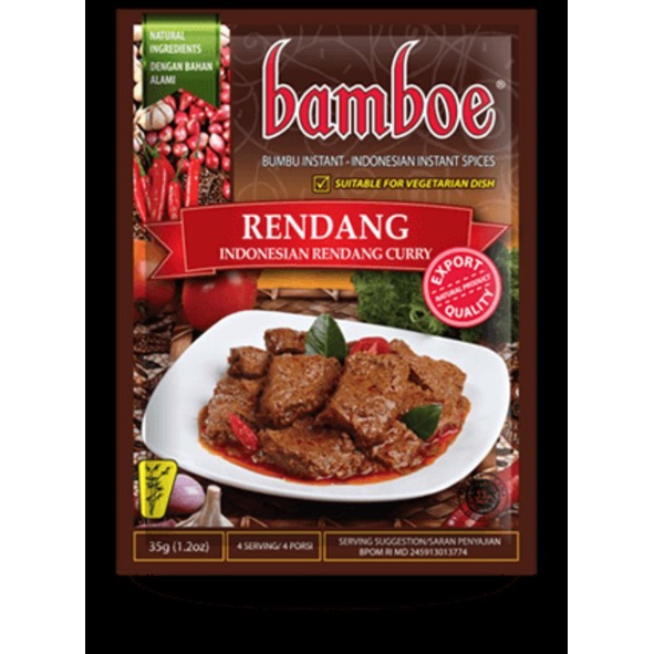 Bumbu Bamboe Rendang 35Gr