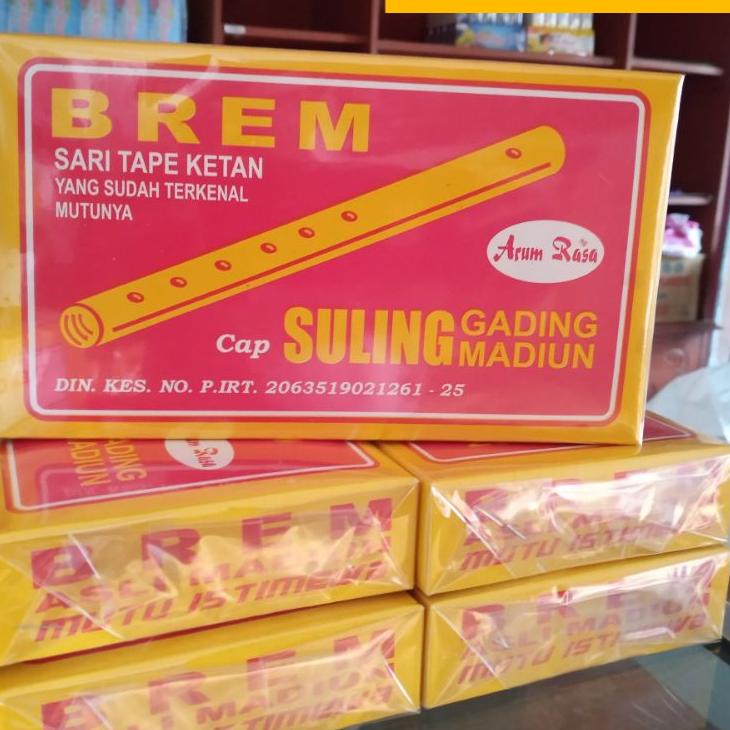 

Terlaris Brem Suling Gading Jumbo Asli Khas Madiun Isi 6 Batang