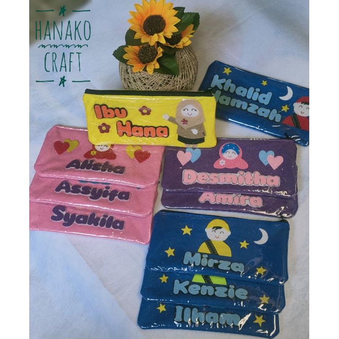 

tempat pinsil custom nama