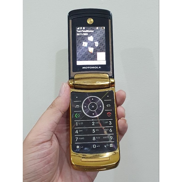 MOTOROLA V8 RAZR GOLD SERIES ORIGINAL