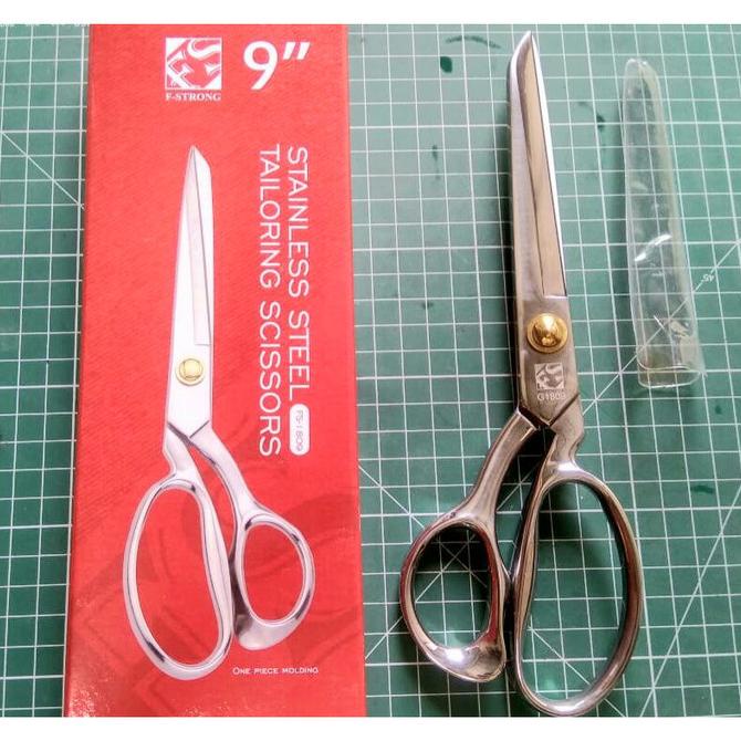 

[BISA COD] Gunting Kain Bahan Kertas FS-1809 / FS 1809 Ukuran 9" Stainless Steel