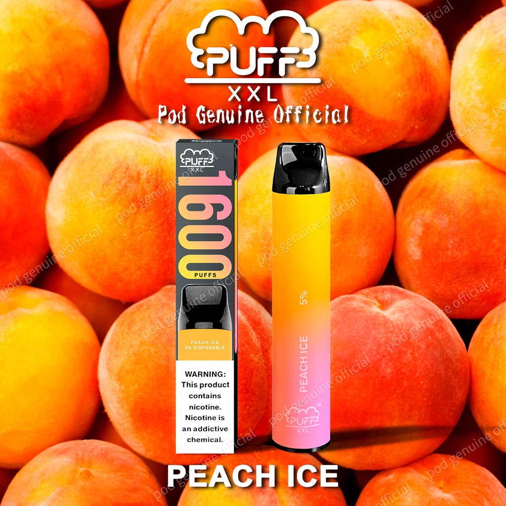 PUFF-1600 puff-All Flavours Vapoor pod/Vapee sekali pakai(disposable) Wanita/Liquid Banyak Rasa Kapasitas besar