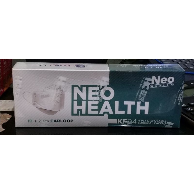 Neo - KF94 Mask 4Ply Earloop Baby Colour filtrasi 97% isi 10+2