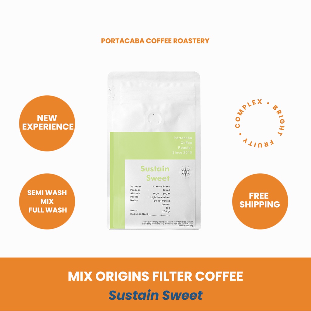 

Kopi Aceh Mix Malabar Portacaba Sustain Sweet 200gr