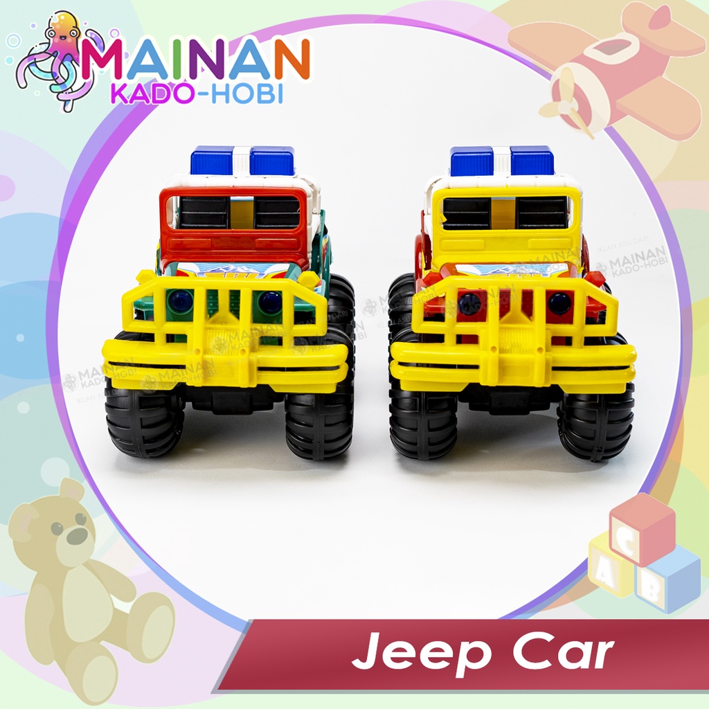 MAINAN ANAK LAKI MINIATUR KONSTRUKSI DIECAST CAR MOBIL JEEP