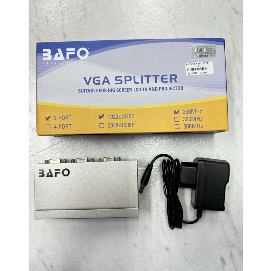 Bafo VGA Splitter 2 port 4 port for big screen LCD TV and projector