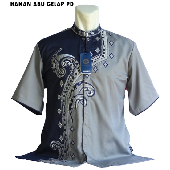 Baju Koko BIG SIZE Terbaru Lengan Pendek Size XXL XXXL XXXXL XXXXXL - Khalif Abu Muda- Ukuran jumbo