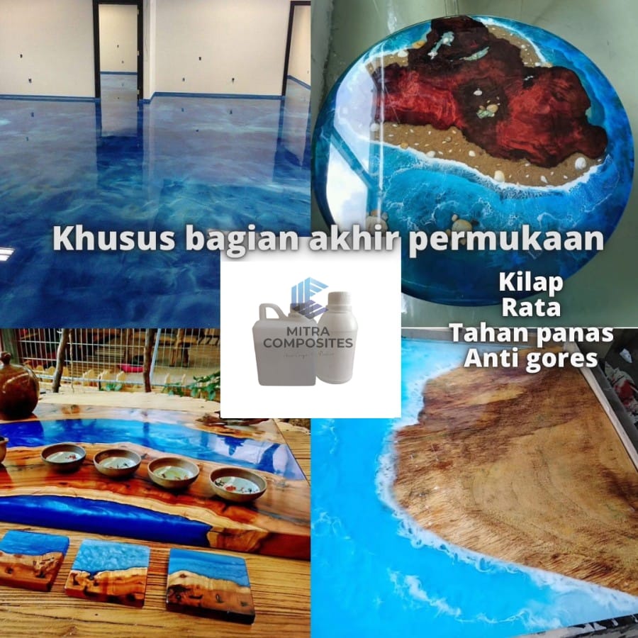 Resin Epoxy Khusus Coating Meja / Lantai Rapid Epoxy Flooring no Lycal