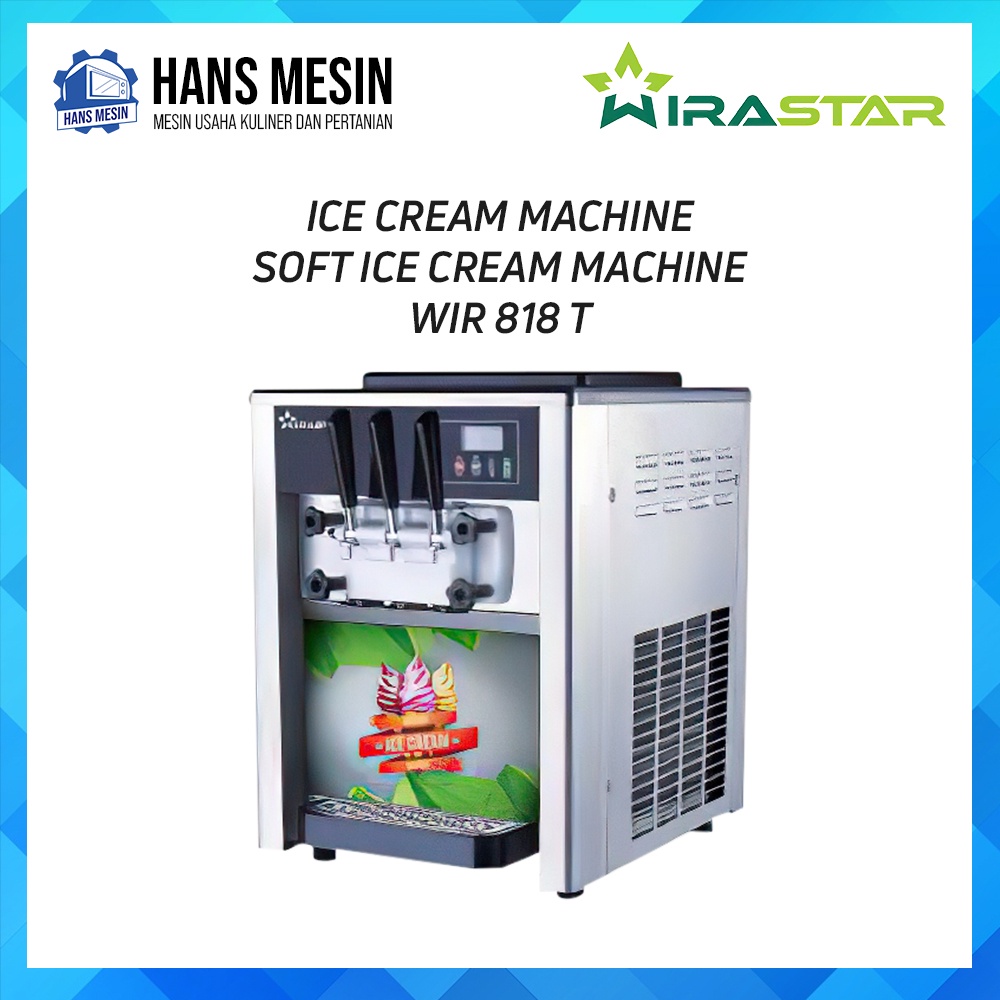 ICE CREAM MACHINE SOFT ICE CREAM SERIES WIR 818 T WIRASTAR