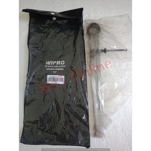 Jangka Setelan Bubut Dalam Spring Caliper Inside 10" 10inch WIPRO