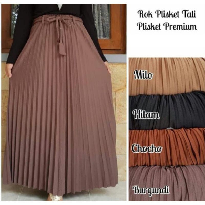 NEW Rok Kerja/Rok plisket premium alsize