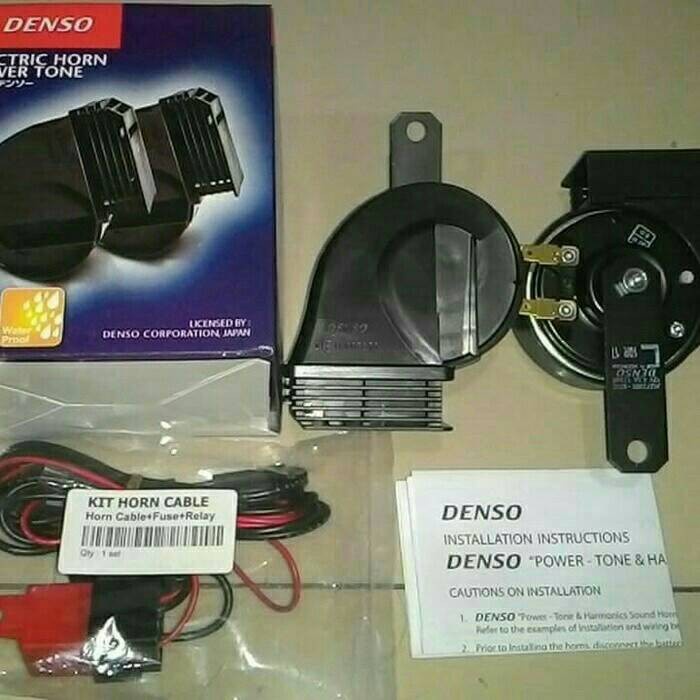 Klakson Denzo Keong Waterpoff Paket Rilay Kit Motor Nmax, Aerox155,Dll #Original