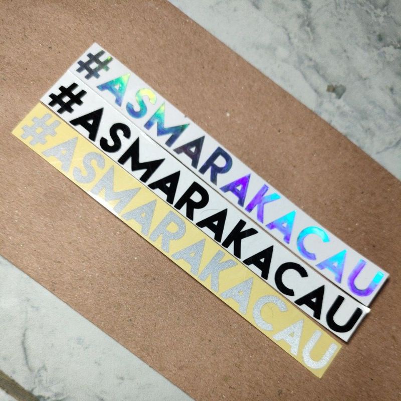 STICKER ASMARA KACAU STIKER ASMARA KACAU