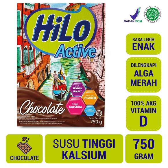 

Susu Hilo Active Chocolate 750gr