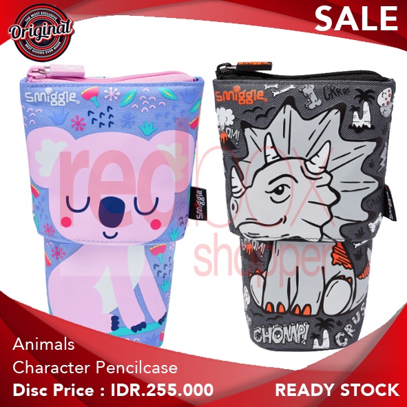 

ORIGINAL smiggle Animals Character Pencilcase