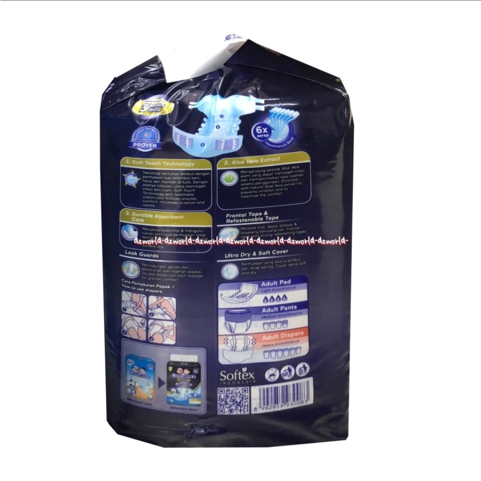 Confidence Premium Night M 15 Popok Perekat Lembut Konfidence Confiden Diapers Orang Tua ORtu LAnsia Dewasa M15 Ukuran Medium Isi 15pads