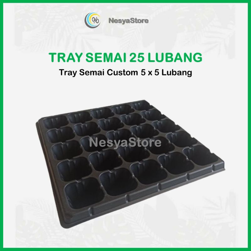 Tray Semai Potray 25 Lubang Custom - Tray Semai 5x5