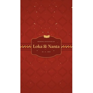 Undangan Pernikahan Video Tema Adat Sumatra