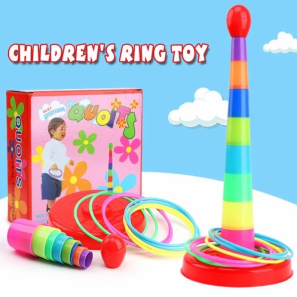 

Lempar Jitu Anak GAME RING Berkualitas Cincin/Gelang THROWS Promo Mainan Edukasi Adu