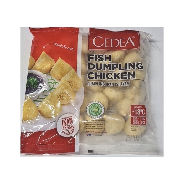 

Cedea Fish Dumpling isi Chicken 500 gram