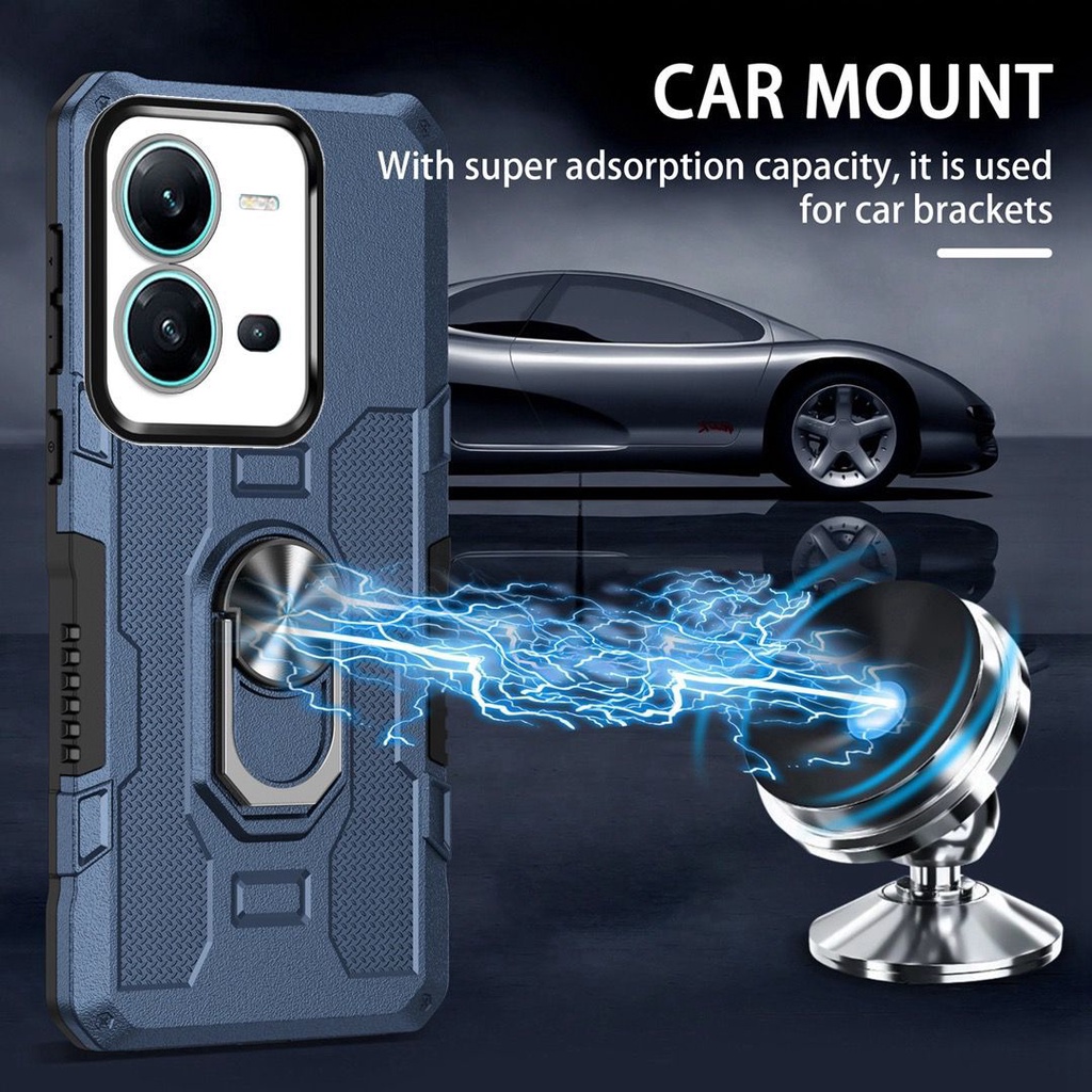 NEW HARD CASE STANDING ROBOT HIT EYE RING OPPO A17 OPPO A17K OPPO A5 2020 OPPO A1K OPPO A9 2020