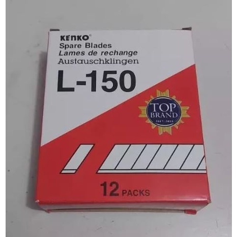 

✨NEW✨ - ISI CUTTER BESAR KENKO L-150 / REFILL CUTTER KENKO [ 12 PACK]