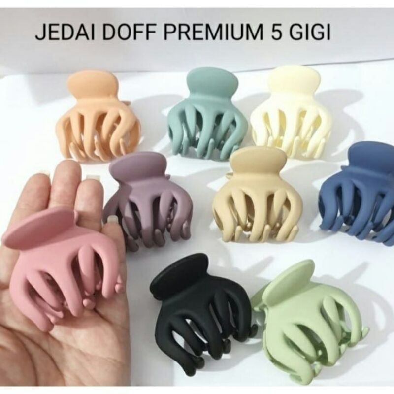 ❤ERSYAIBA❤ Jepit Rambut Jedai Doff Ukuran 5cm/3cm Harga Per Pcs