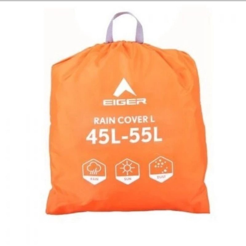 CoverBag Eiger19 L Raincover 45-55 Liter Penutup Tas Cover Bag Outdoor