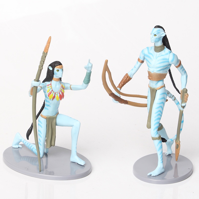 6pcs /set Avatar 2neytiri &amp;amp; Jake Mainan Model Angka PVC Model Jake