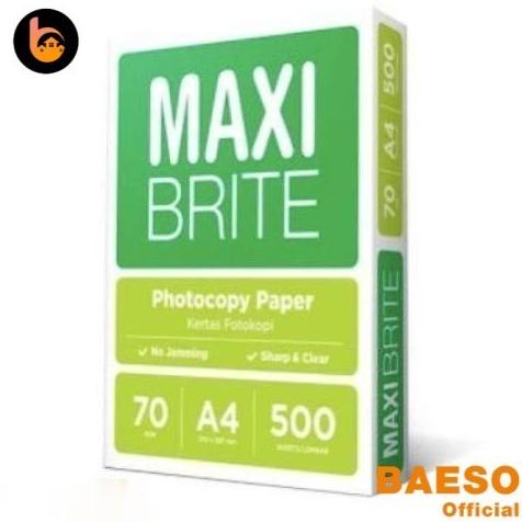

VIA GRAB/GOJEK Kertas HVS A4 Maxi Brite, Sinar Dunia, Copy Paper IK