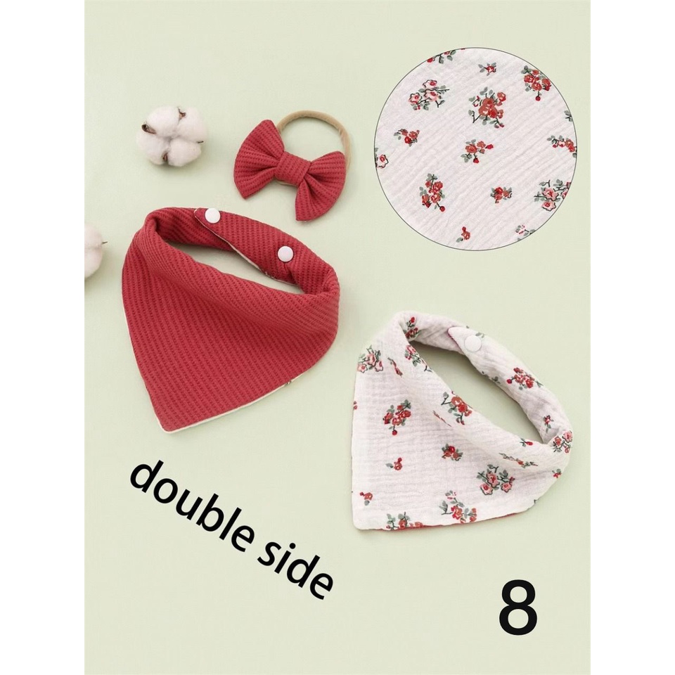 Basic Bib / Slabber / Celemek Bayi Polos