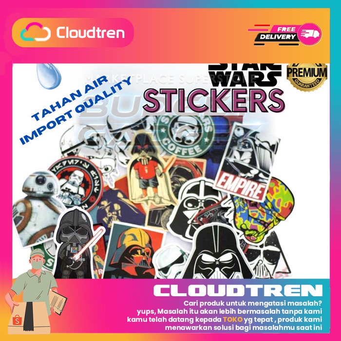 

Stiker Sticker Star Wars 25 PCS Import