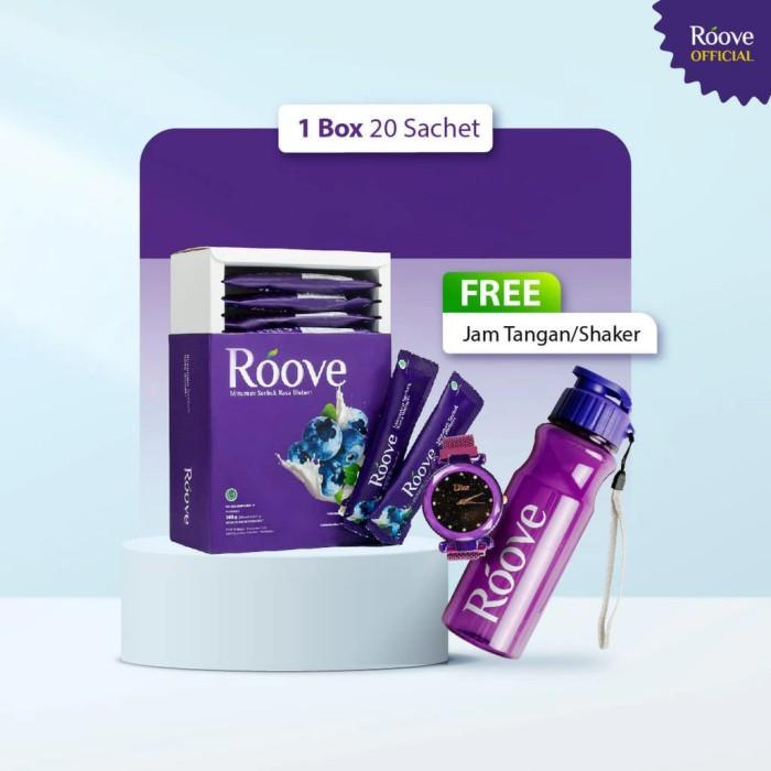 Roove Collagen Premium Drink 1 Box Free Shaker
