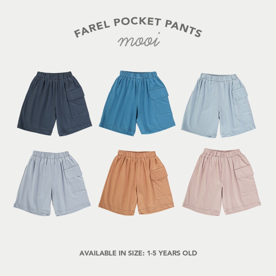 Mooi Celana Pendek Anak Farel Pocket Pants