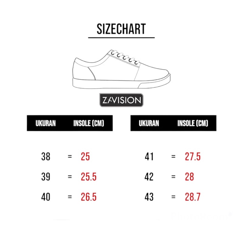 ZAVISION sepatu sneakers pria wanita size 37-44 sepatu kasual fashion original Z 08