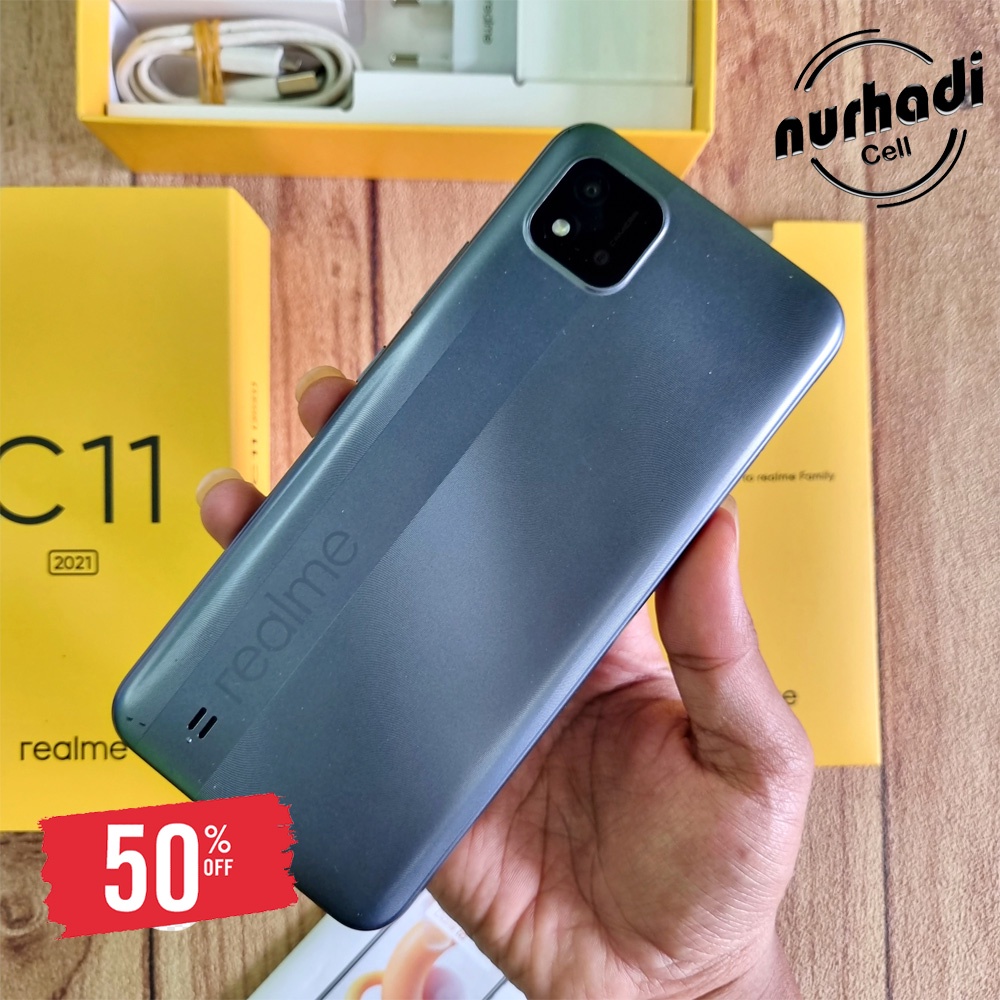 "SPESIAL DISKON" Realme C11 2021 4/64 Fullset Mulus Second Normal Garansi Resmi