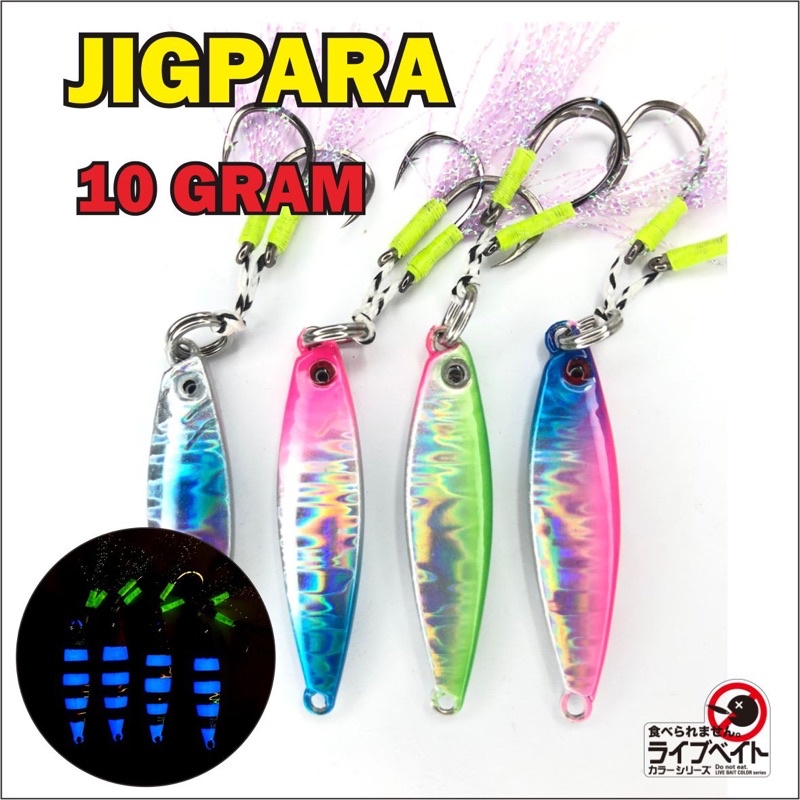 Micro jig 10 gram jigpara Umpan Casting