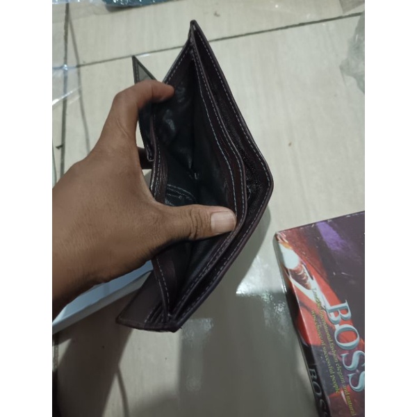 dompet peria mudel lipat dompet logo bos