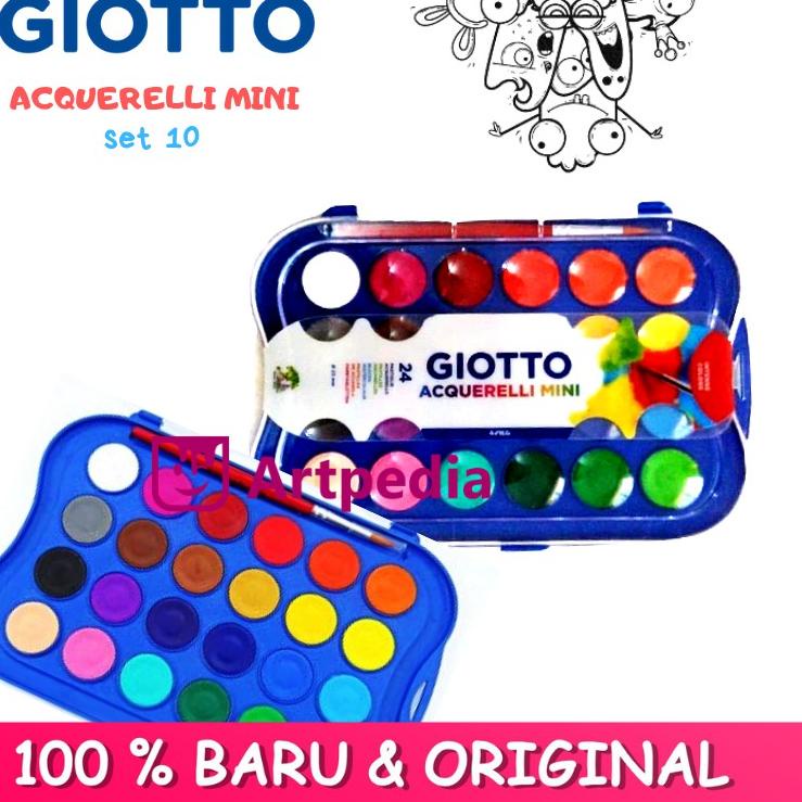 

Kejutan Terbesar Giotto Acquerelli Mini Watercolor Set 24 / Watercolor set 24/ Giotto Watercolor Set